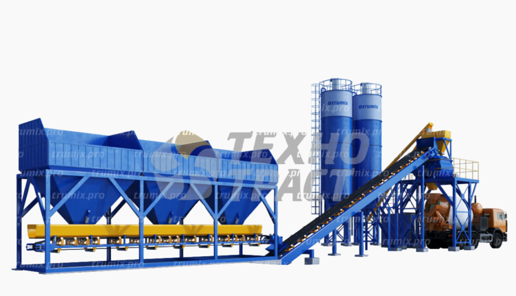 Изучение особенностей и функциональности бетонного завода TRUMIX-90 