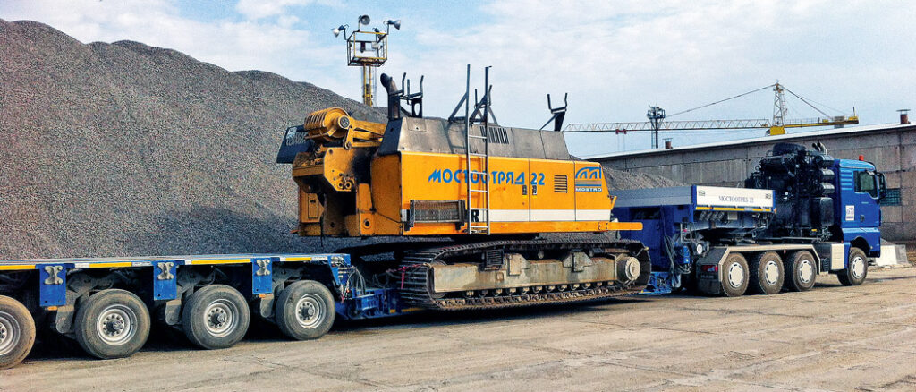 Перевозка гусеничной техники