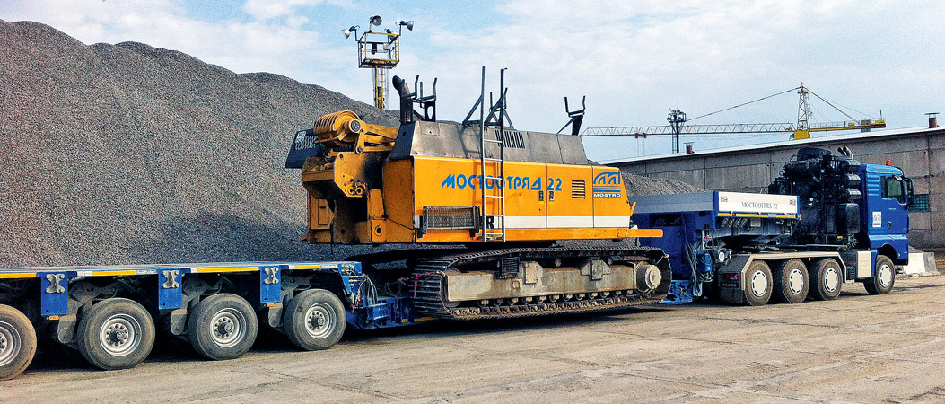 Перевозка гусеничной техники